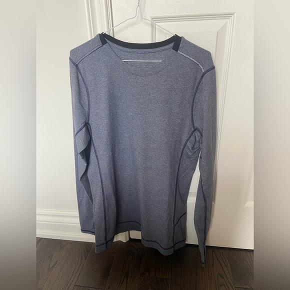 Lululemon Men’s Long Sleeve Navy Shirt - Picture 1 of 3